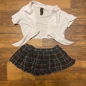 School Girl Exotic Dancer Outfit